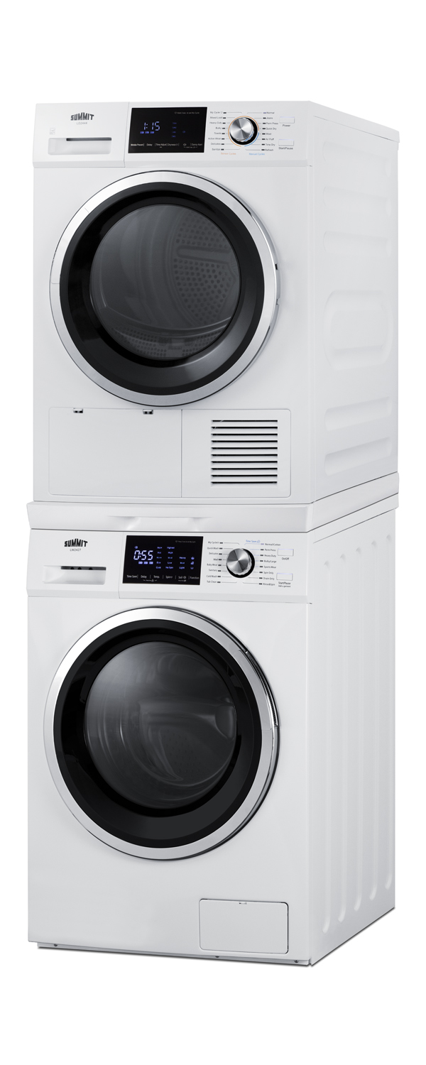 Stacking kit with slide-out rack for use with LW2427 washer and LD2444 dryer